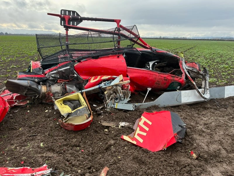 Mueren tres personas tras el choque de dos helicópteros en Oregón